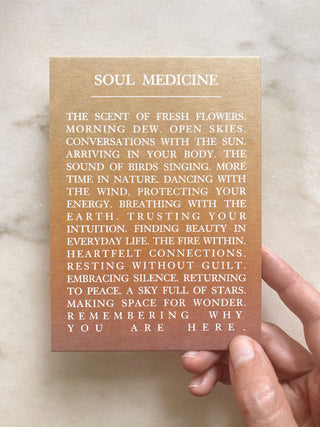 SOUL MEDICINE - POSTKARTE