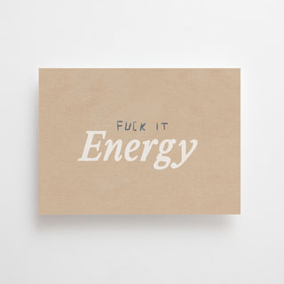 FUCK IT ENERGY - POSTKARTE