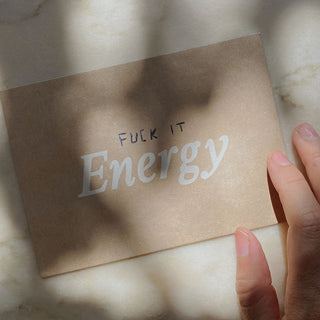 FUCK IT ENERGY - POSTKARTE