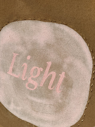 LIGHT - ORIGINAL LEINWAND AUS CANVAS 20 x 20 CM - MIT SCHATTENFUGENRAHMEN