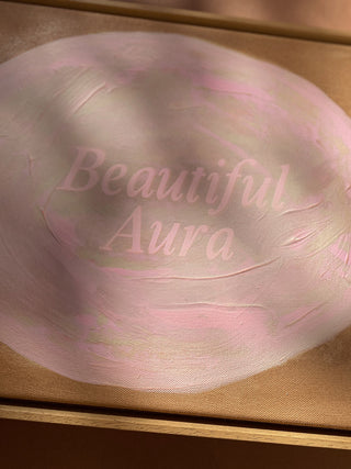 BEAUTIFUL AURA - ORIGINAL LEINWAND AUS CANVAS 30 x 40 CM - MIT SCHATTENFUGENRAHMEN