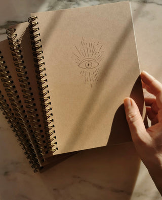 COSMIC VISION - A5 NOTIZBUCH - BLANKO - KRAFTPAPIER