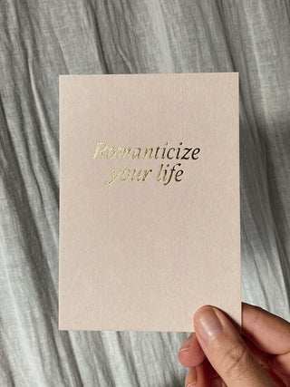 ROMANTICIZE YOUR LIFE - KARTE - GOLD EDITION -