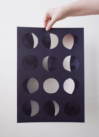 PHASES OF THE MOON - A3 -