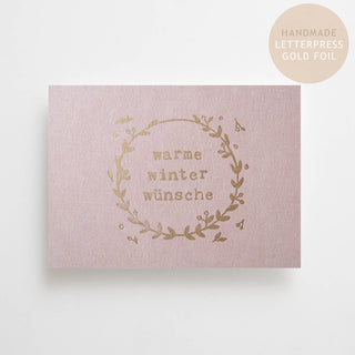 WARM WINTER WISHES - ROSÉ - GOLD EDITION -